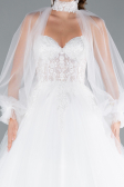 Robes de Mariage Longue Blanc ABU4836