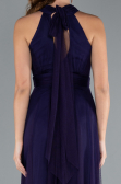 Robe de Soirée Longue Violet Foncé ABU3252