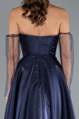 Robe de Soirée Longue Bleu Marine ABU4846