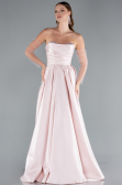 Robe de Soirée Longue Poudre ABU4846