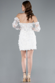 Robes de Mariage Mini Blanc ABK2323