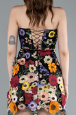 Robe de Cérémonie Courte Noir ABK2326