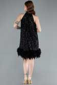 Tenue de Soirée Courte Noir ABU4876