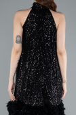 Tenue de Soirée Courte Noir ABU4876