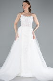 Robes de Mariage Longue Blanc ABU4864