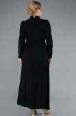 Robe Grande Taille Longue Noir ABU4881