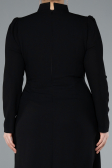 Robe Grande Taille Longue Noir ABU4881