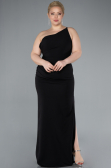 Robe De Soirée Grande Taille Longue Noir ABU4892