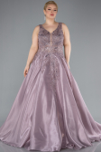 Robes De Soirée Grande Taille Longue Lavande ABU4557