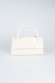 Sac de Soirée Luxe Cuir Verni Vison KC163