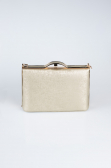 Sac de Soirée Luxe Cuir dentelé Or KC126