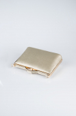 Sac de Soirée Luxe Cuir dentelé Or KC126