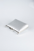 Sac de Soirée Luxe Cuir dentelé Argent KC126
