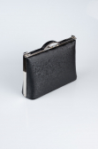 Sac de Soirée Luxe Cuir dentelé Noir KC126