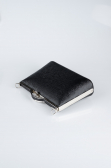 Sac de Soirée Luxe Cuir dentelé Noir KC126