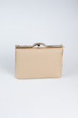 Sac de Soirée Luxe Cuir dentelé Vison KC126