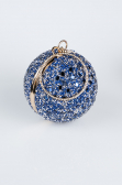 Sac de Soirée Squameuse Bleu Saxe SH803