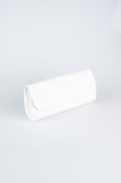 Sac de Soirée Luxe Cuir Blanc KC202