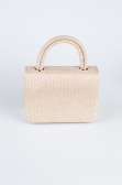 Sac de Soirée Luxe Argenté Rose KC264