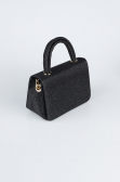 Sac de Soirée Luxe Argenté Noir KC264