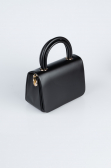 Sac de Soirée Luxe Cuir Noir KC264