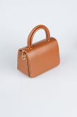 Sac de Soirée Luxe Cuir Tabac KC264