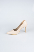 Stiletto Cuir Verni Vison AB1133