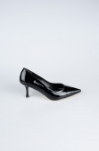 Stiletto Cuir Verni Noir AB1135