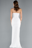 Robe de Soirée Longue Blanc ABU4891