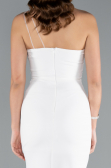 Robe de Soirée Longue Blanc ABU4891