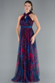 Robe De Cérémonie Longue Vert Pétrole ABU674