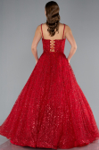 Robe de Soirée Longue Rouge ABU3839