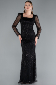 Robe de Soirée Longue Noir ABU4603