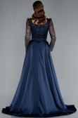 Robe de Soirée Longue Bleu Marine ABU4603