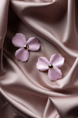 Boucle d'Oreille Rose BJ1020