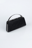 Sac de Soirée Luxe A motifs Noir V349