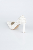 Stiletto Pierreux Blanc AB1138