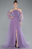 Robe De Soirée Longue Lilas ABU2076