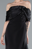 Robe Queue de Poisson Longue Noir ABU4920