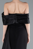 Robe Queue de Poisson Longue Noir ABU4920