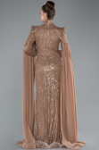 Robe Grande Taille Longue Cuivre ABU4935