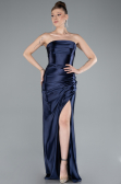 Robe de Soirée Longue Bleu Marine ABU4944