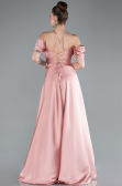 Robe De Soirée Satin Longue Pelure D'oignon ABU4703