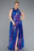 Robe De Soirée Grande Taille Longue Violet ABU4902