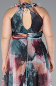 Robe De Soirée Grande Taille Longue Pelure D'oignon ABU4902