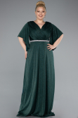 Robe Grande Taille Longue Émeraude ABU4914
