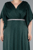 Robe Grande Taille Longue Émeraude ABU4914