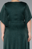 Robe Grande Taille Longue Émeraude ABU4914