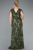 Robe Grande Taille Longue Kaki ABU4953