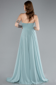 Robe de Soirée Longue Mousseline Menthe ABU4966